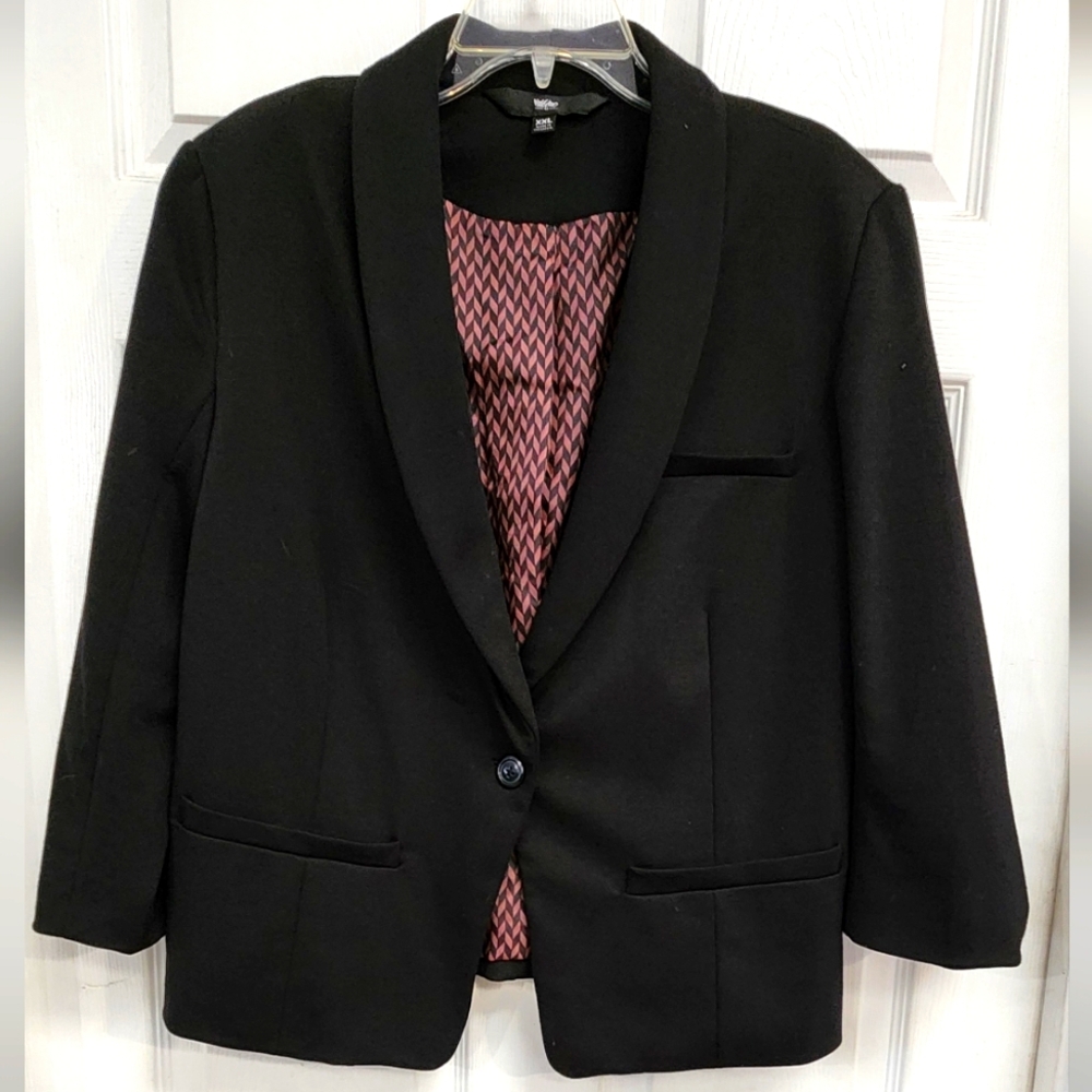 Black Mossimo Blazer with Single Button in XXL